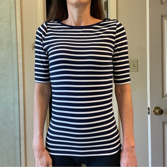 FREE with purchase of another of my items at list price:  Gap stripe top, Sz S - Picture 5 of 7